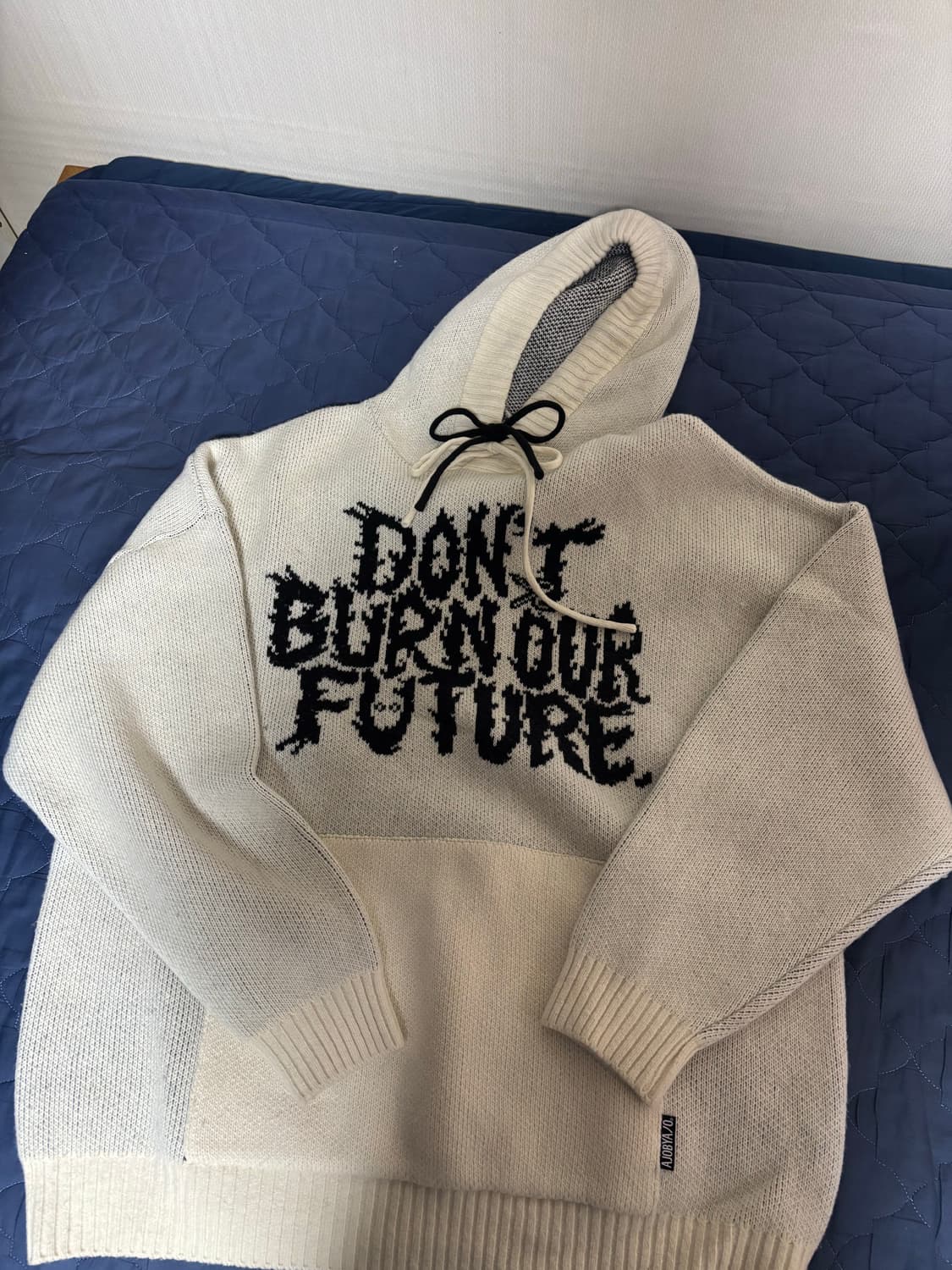 아조바이아조 니트 후드 상품이미지1