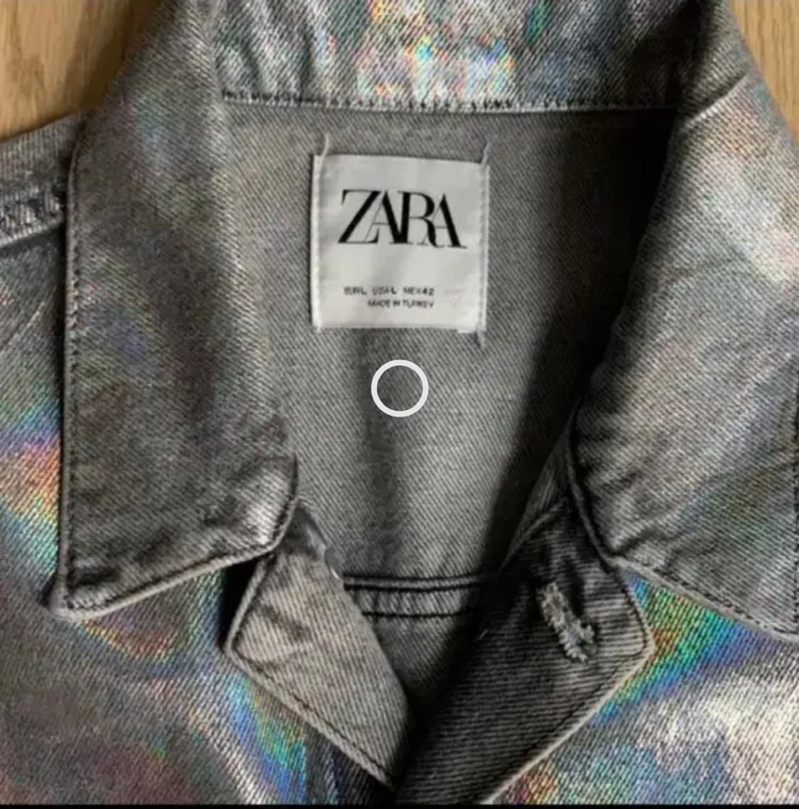 [ZARA] 자라 홀로그램 이팩터 웨스턴자켓 상품이미지2