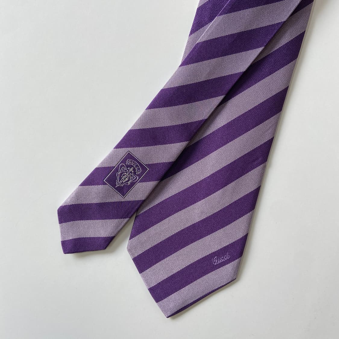 최상급 구찌(GUCCI) 영문로고 명품 정품 넥타이8.4cm 상품이미지2