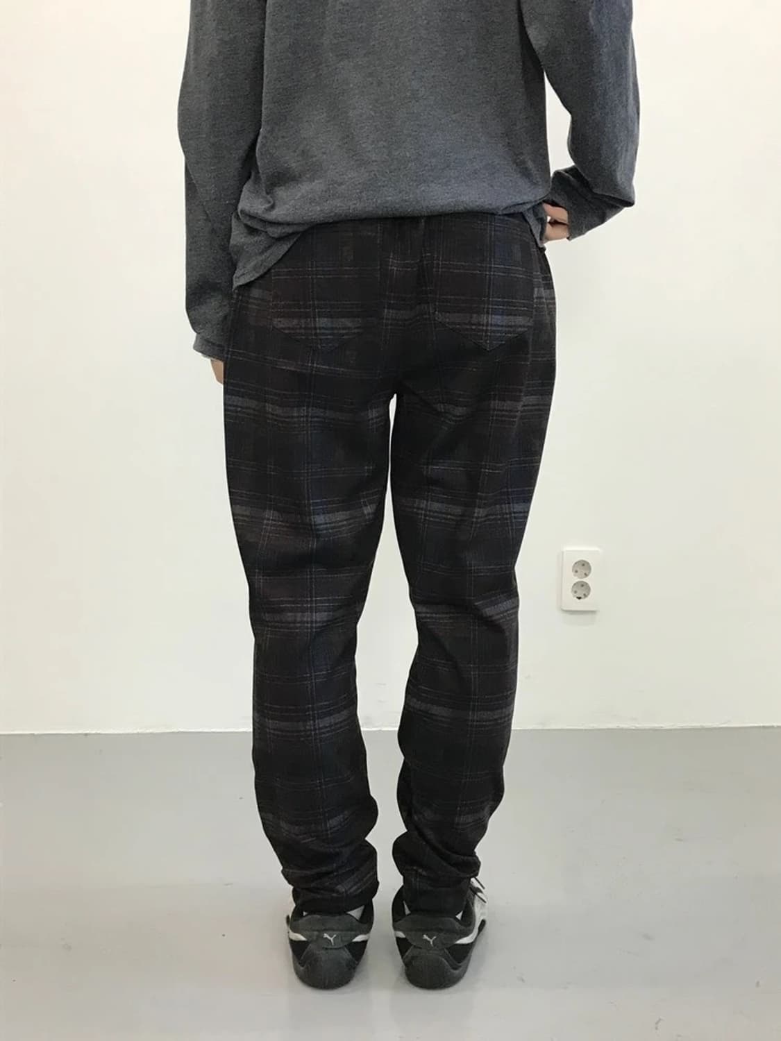 Liverpool Los Angeles Plaid Slim Pants 상품이미지2