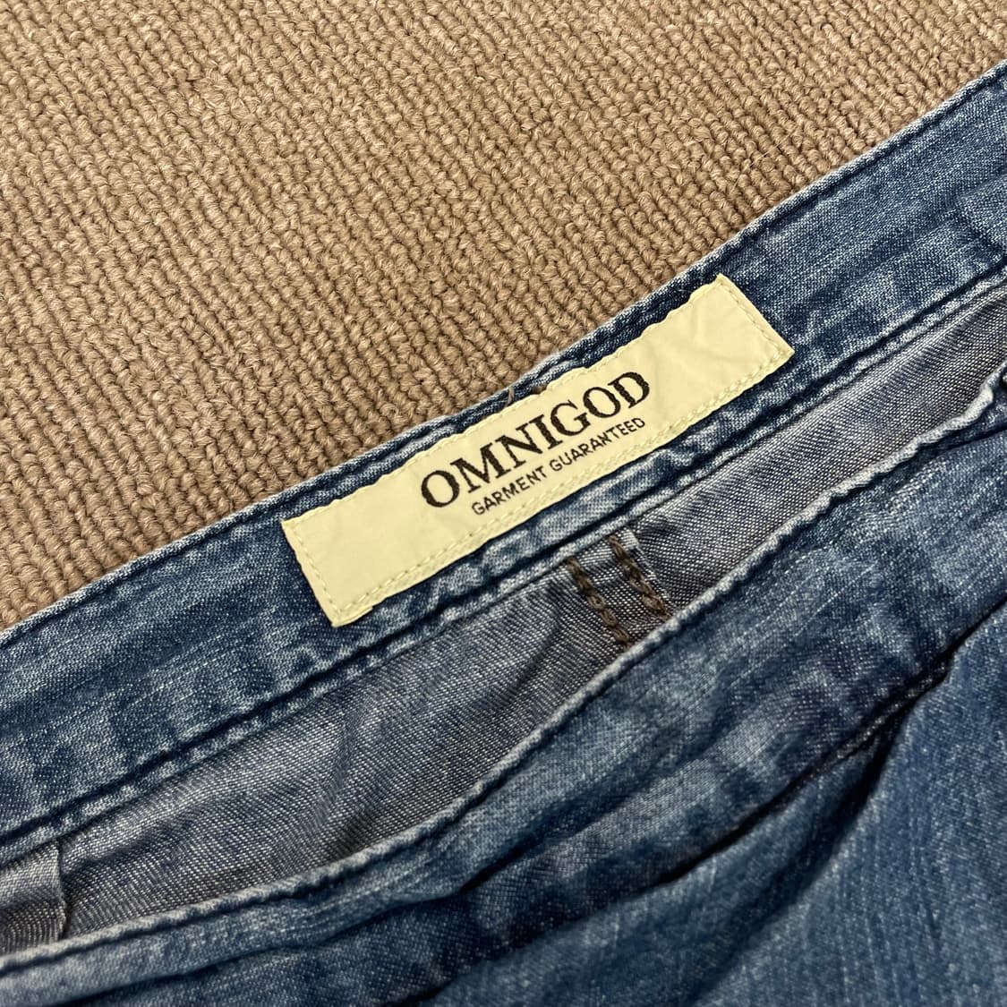 OMNIGOD 옴니갓 우먼스 버뮤다 데님 팬츠 상품이미지2