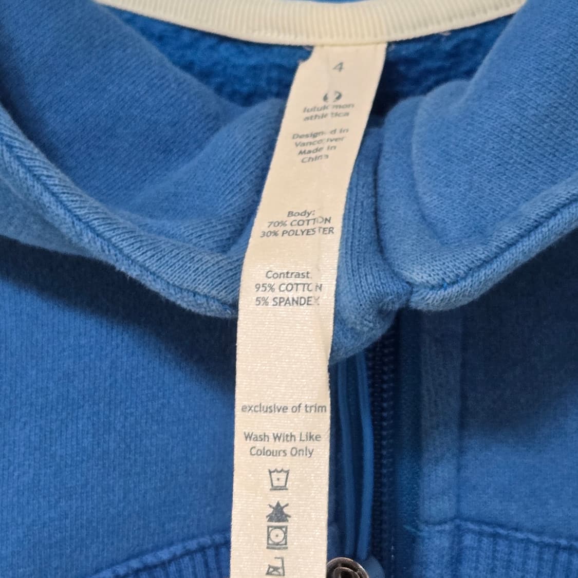 룰루레몬 스쿠바 블루 후드집업 / 여성 후드집업 / 여자 후드  상품이미지4