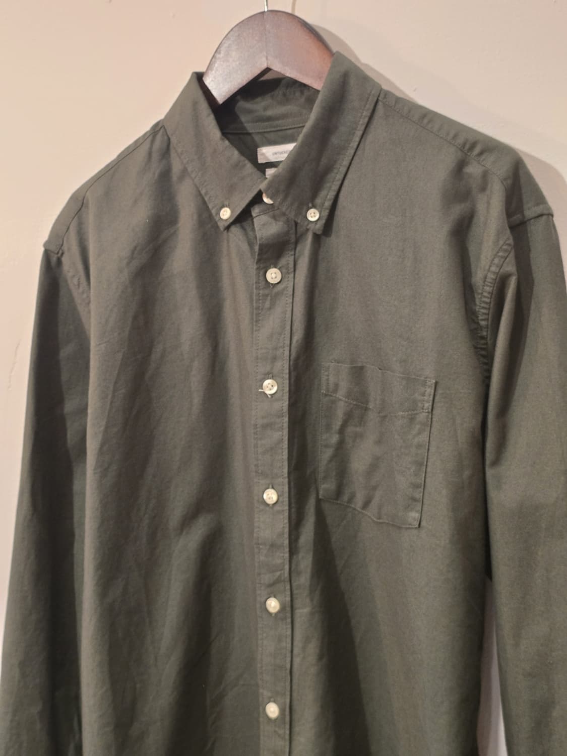 GAP Untucked Dark Green Shirt 상품이미지2