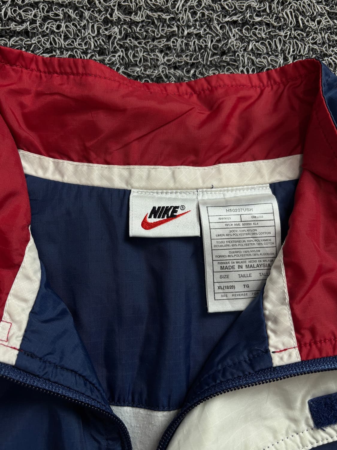 90s 나이키 빅로고 올드스쿨 배색 박시핏 바람막이 1751 상품이미지3