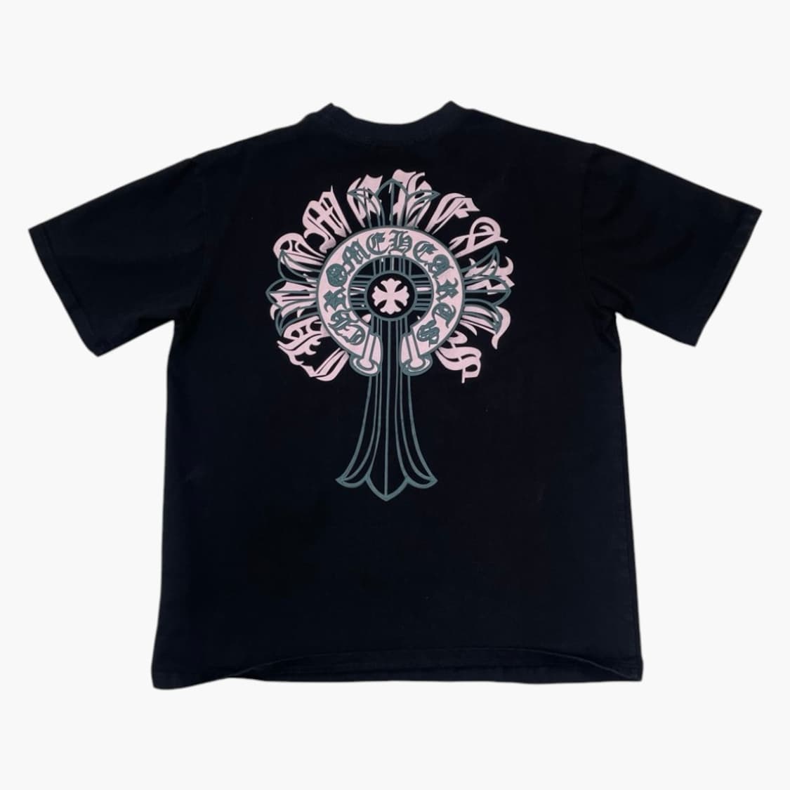 크롬하츠 Chrome Hearts 블랙 홀스슈 로고 반팔 티셔츠 L 상품이미지7