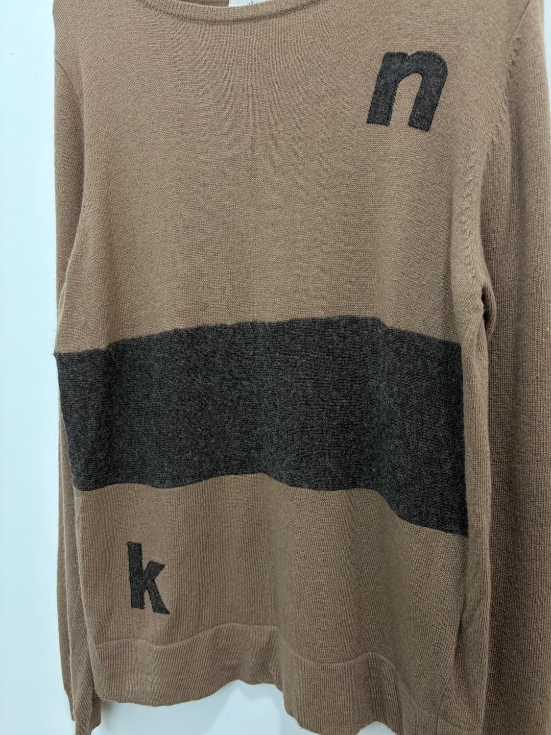 nico and 이니셜 브라운 니트 상품이미지6