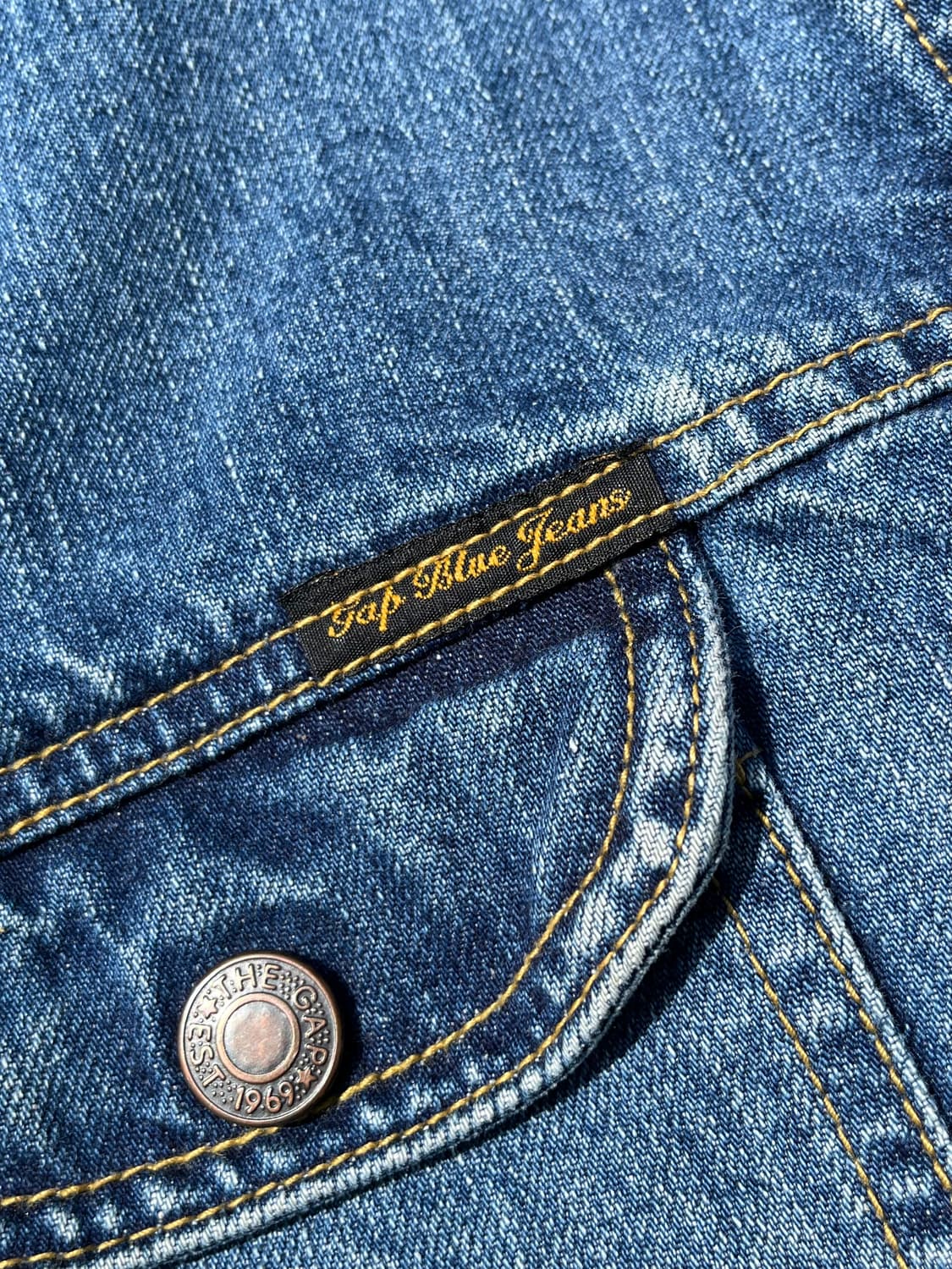 Old GAP Denim Trucker Jacket 상품이미지9