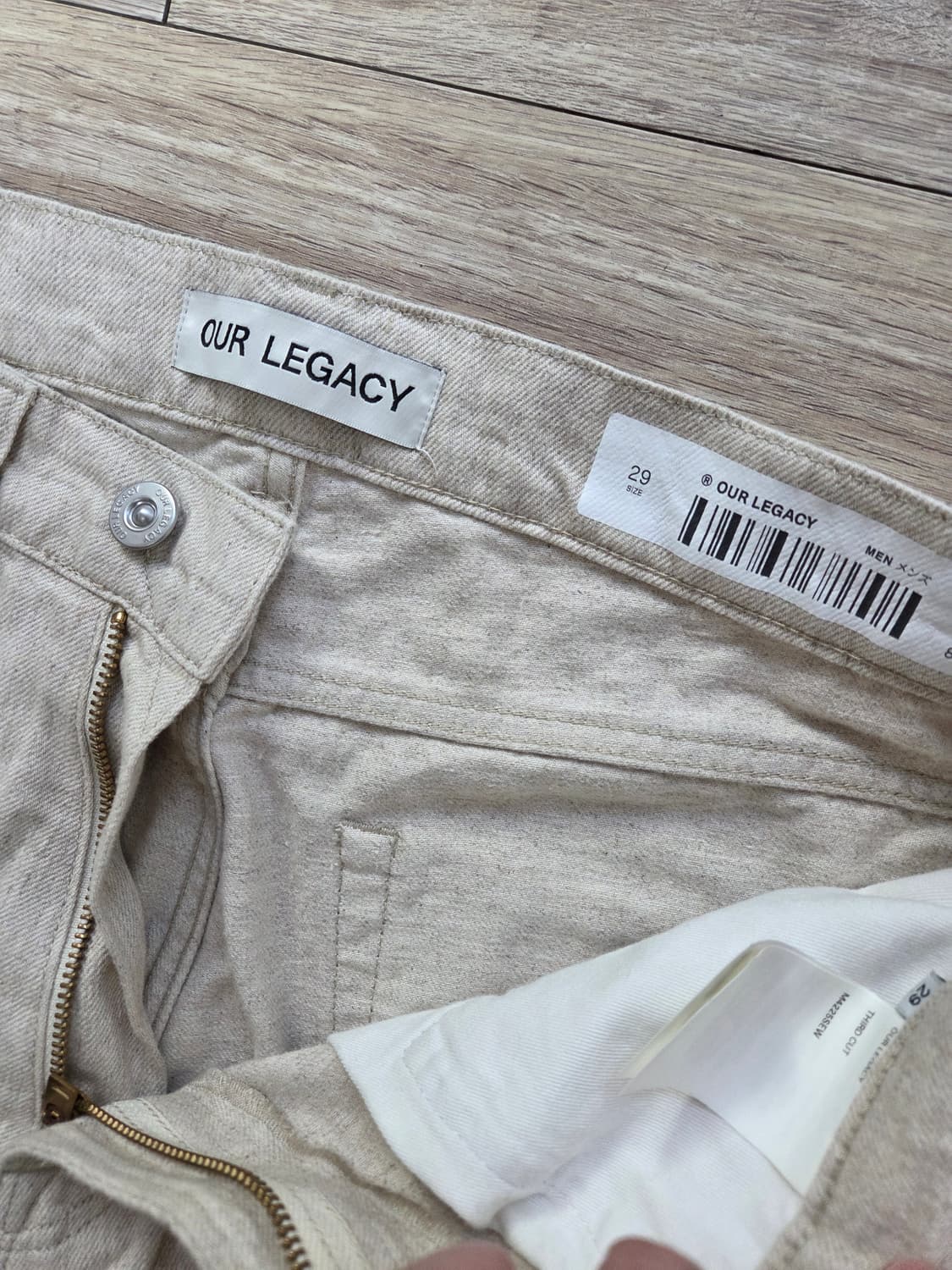 아워레가시 써드컷 데님 베이지 29 상품이미지4