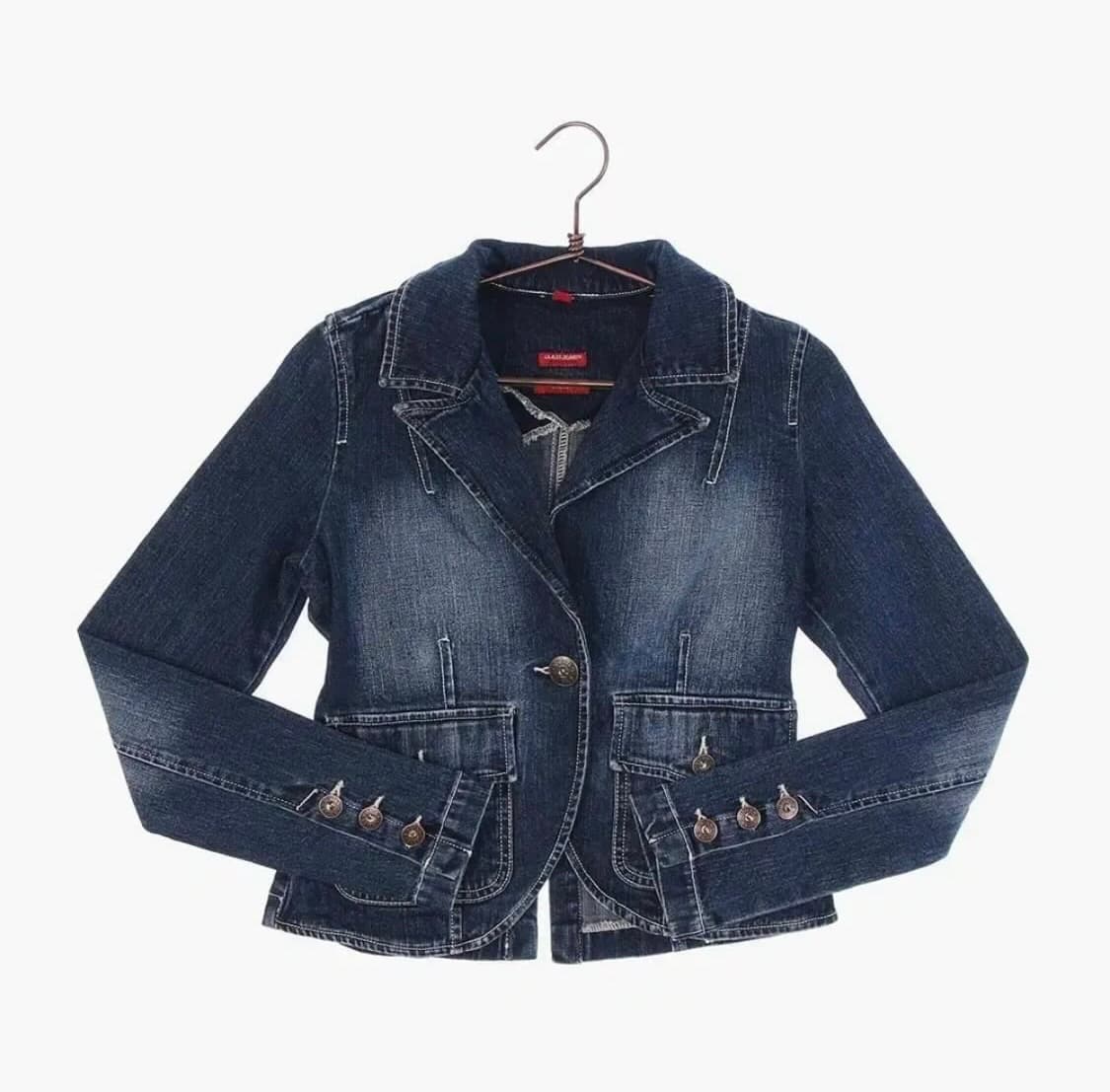 GUESS Vintage Washed Denim Jacket 상품이미지1