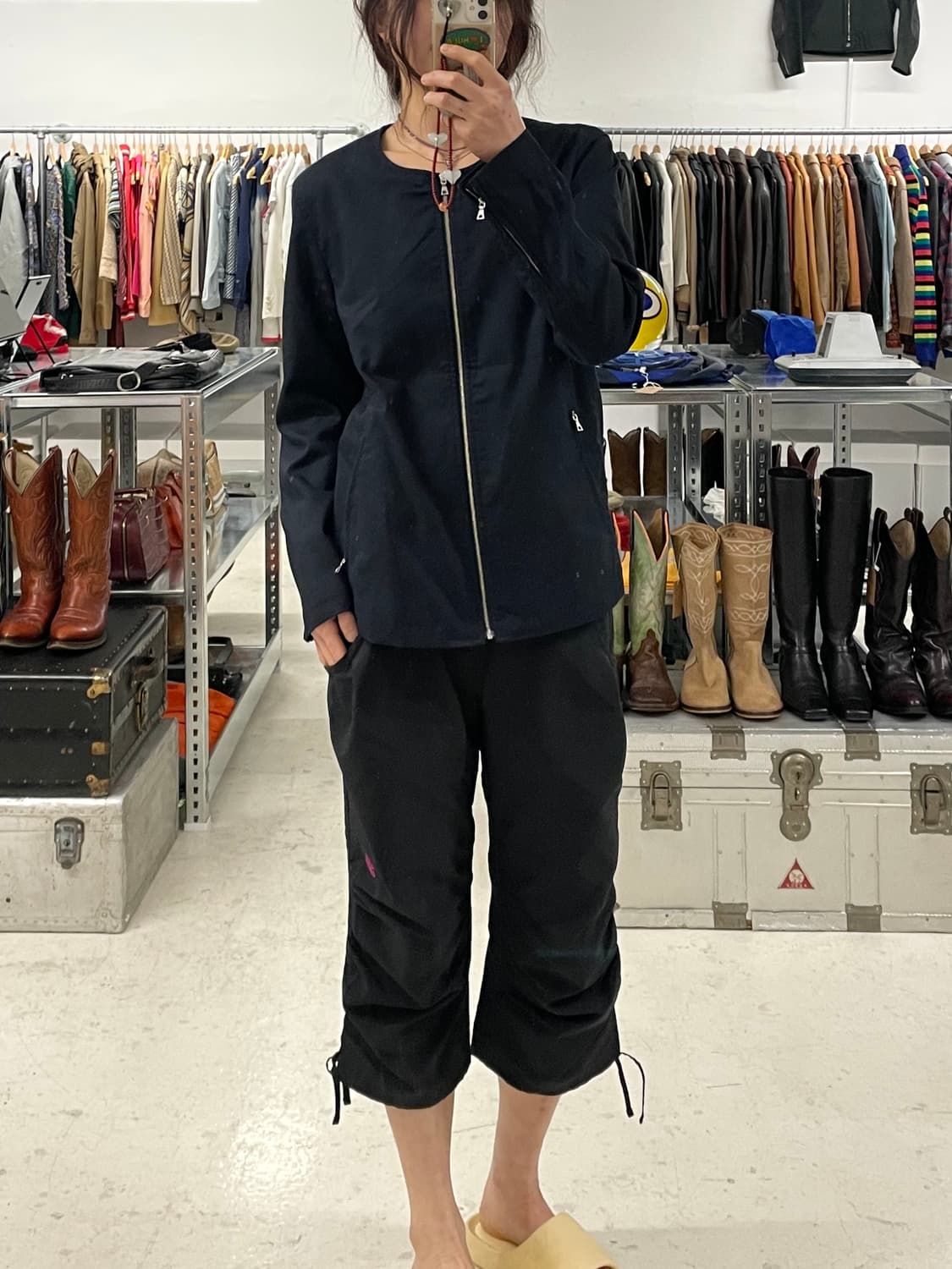 ADIDAS shirring capri pant 아디다스 셔링 카프리팬츠 상품이미지9