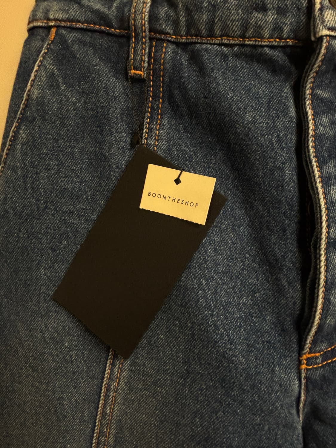 와이프로젝트 데님 팬츠(네이비, 25) 상품이미지6