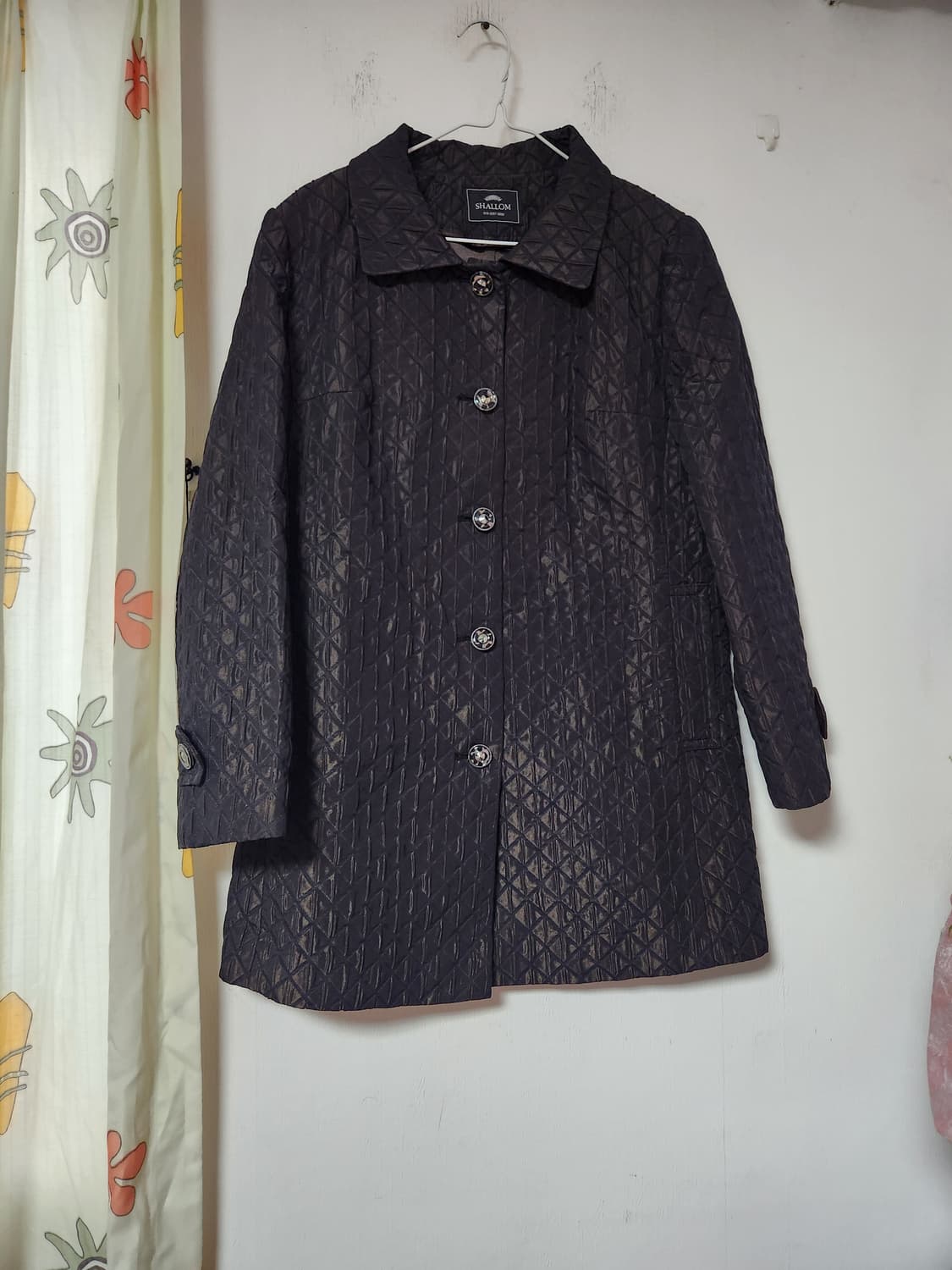 샬롬 다이아 퀼팅 중년 여성 코트 F(66~77) 상품이미지1