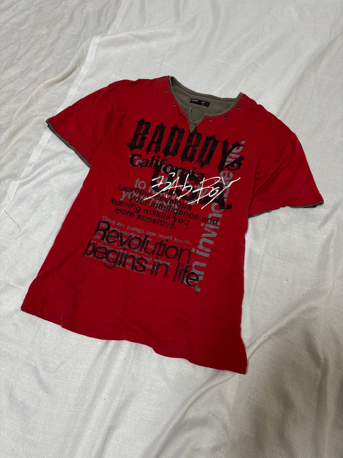 BAD BOY” Punk Lettering Tee 상품이미지2