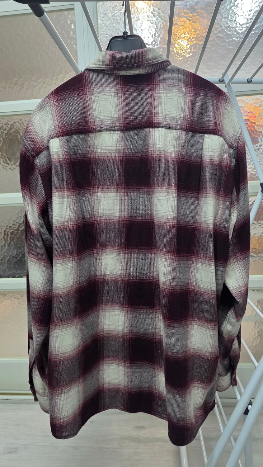 유니클로 플란넬 체크셔츠 L사이즈 레드 상품이미지2