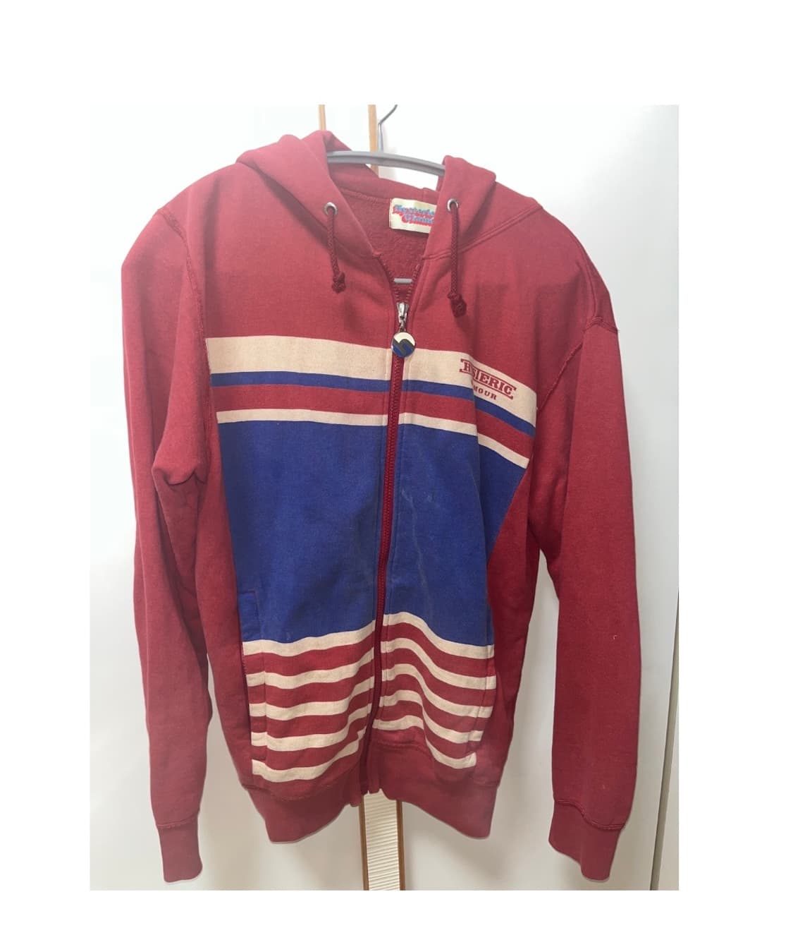 히스테릭글래머 후드집업 빈티지레드 상품이미지1