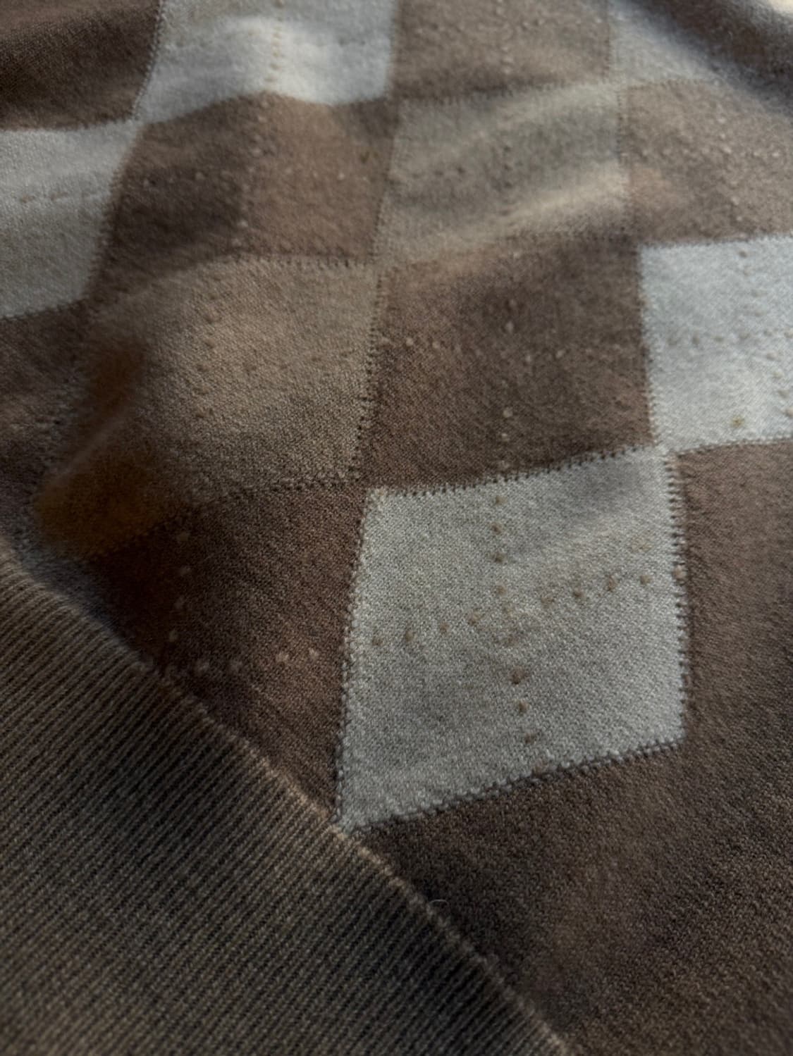 인타르시아 아가일 니트 남성100 상품이미지9