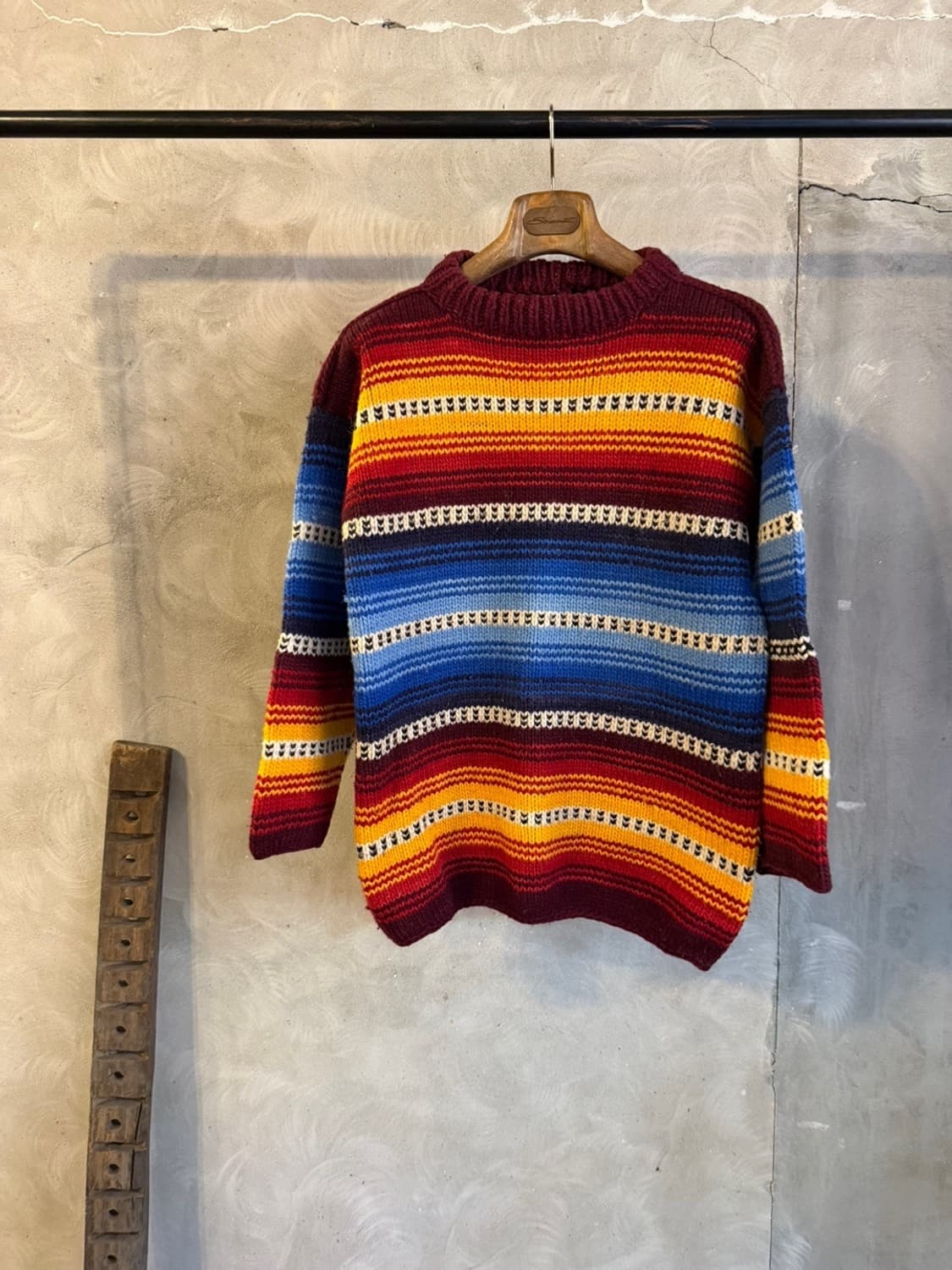 vtg 에콰도르 핸드 메이드 니트 여성66-77 상품이미지5