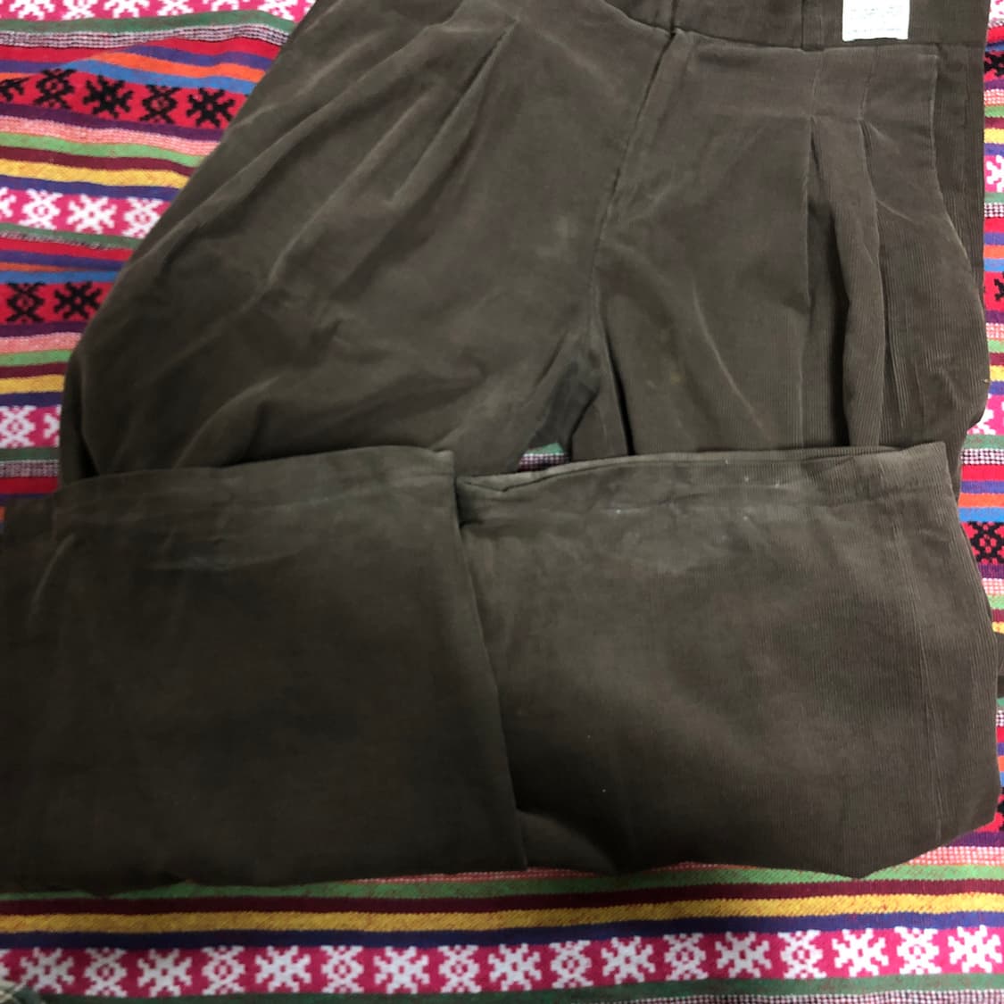 시눈 코듀로이 팬츠 브라운 상품이미지3