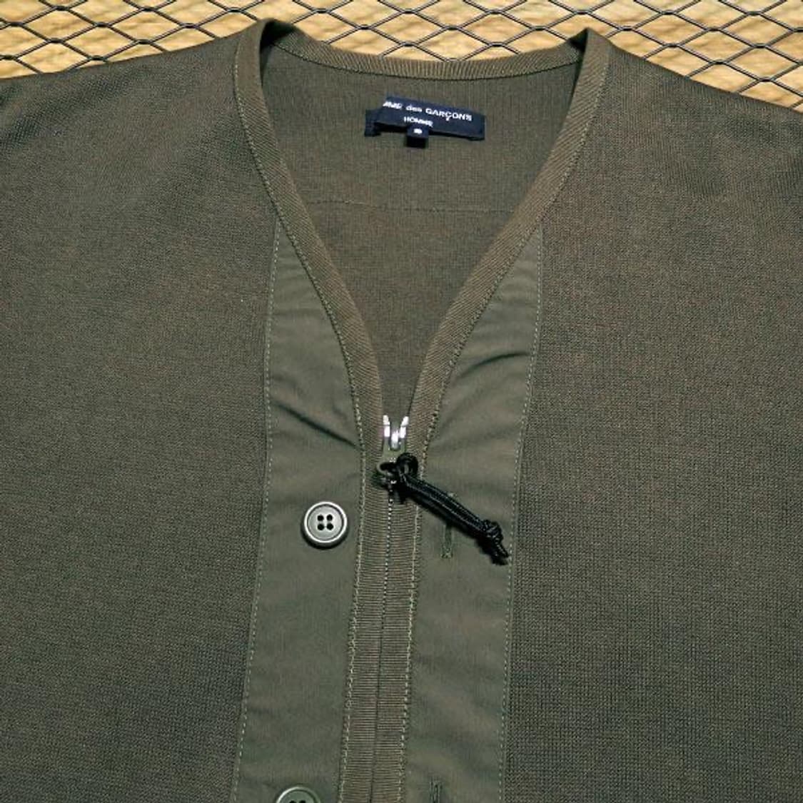 꼼데가르송 옴므 카키 가디건 L 상품이미지8