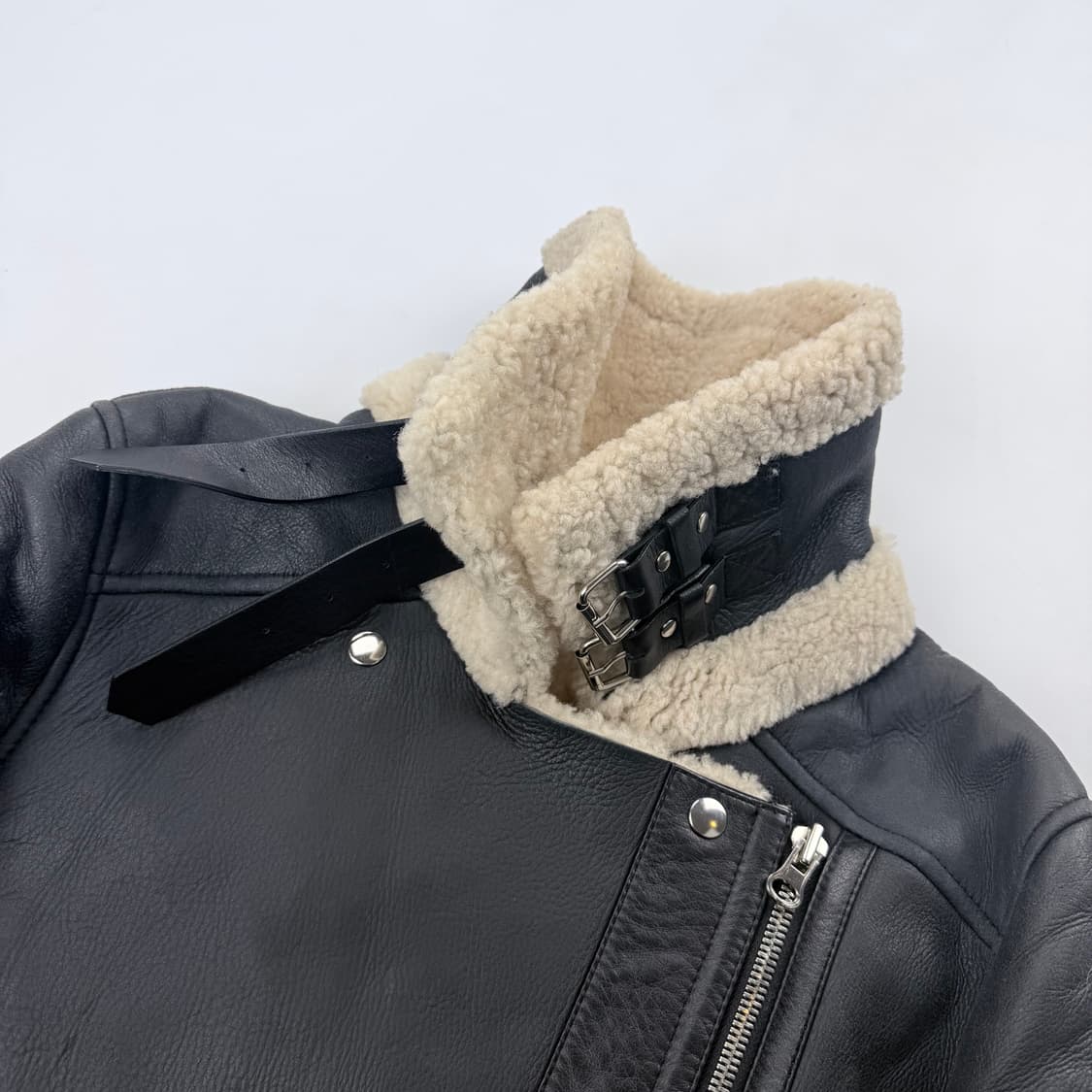 B-3 type 스페인 양가죽 무스탕 상품이미지3