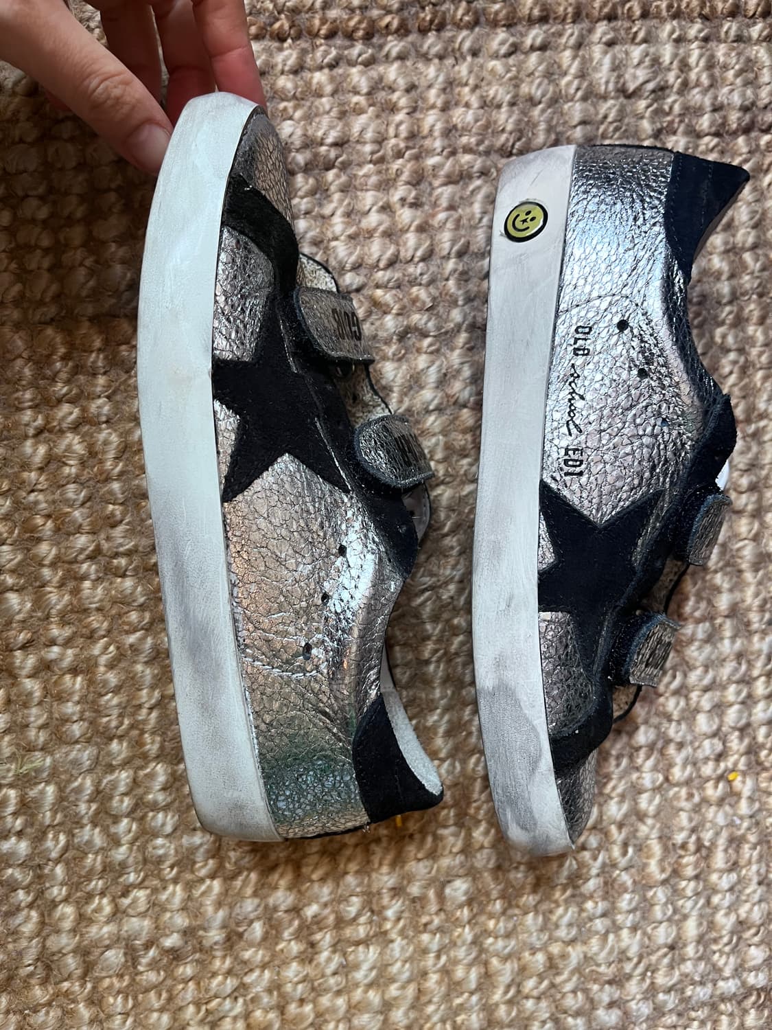 골든구스 키즈 슈퍼스타메탈실버 33사이즈 상품이미지3