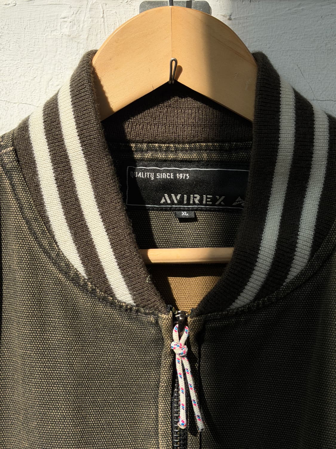 Avirex 아비렉스 빈티지 바시티 자켓 XL 상품이미지5