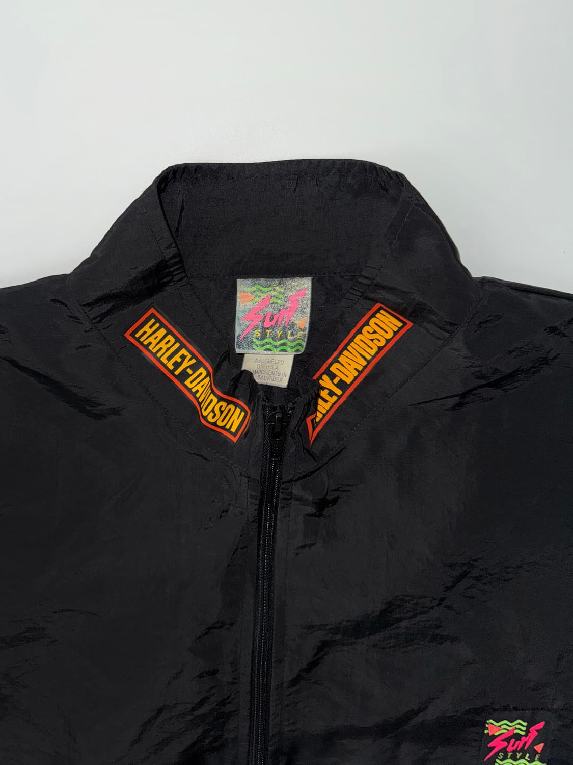 [OS] 빈티지 할리데이비슨 폴리/나일론 윈드브레이커(바람막이) 상품이미지3