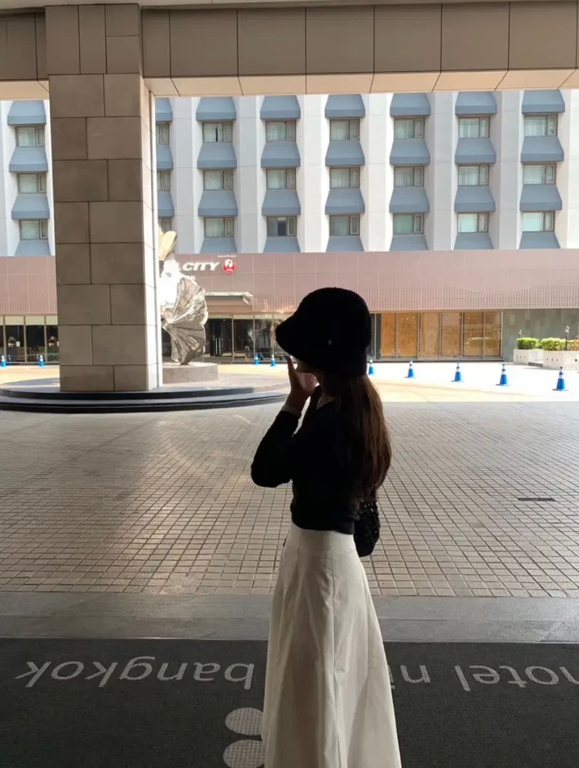 웨어웨더 쥬에셔링티 joue shirring 티셔츠 (기본기장) 블랙 상품이미지1