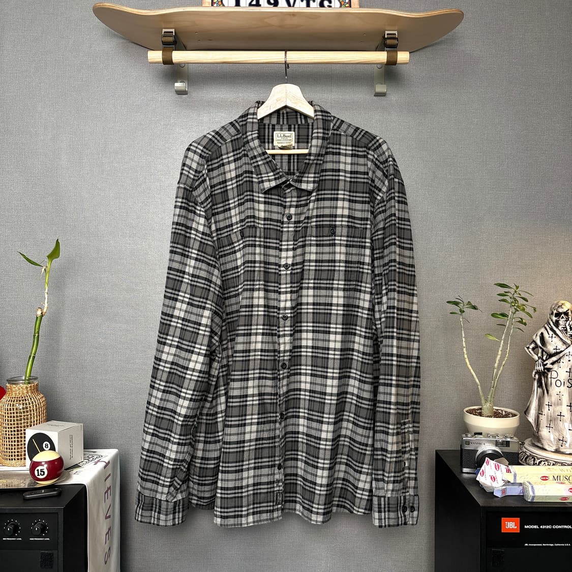 엘엘빈 체크셔츠 상품이미지2