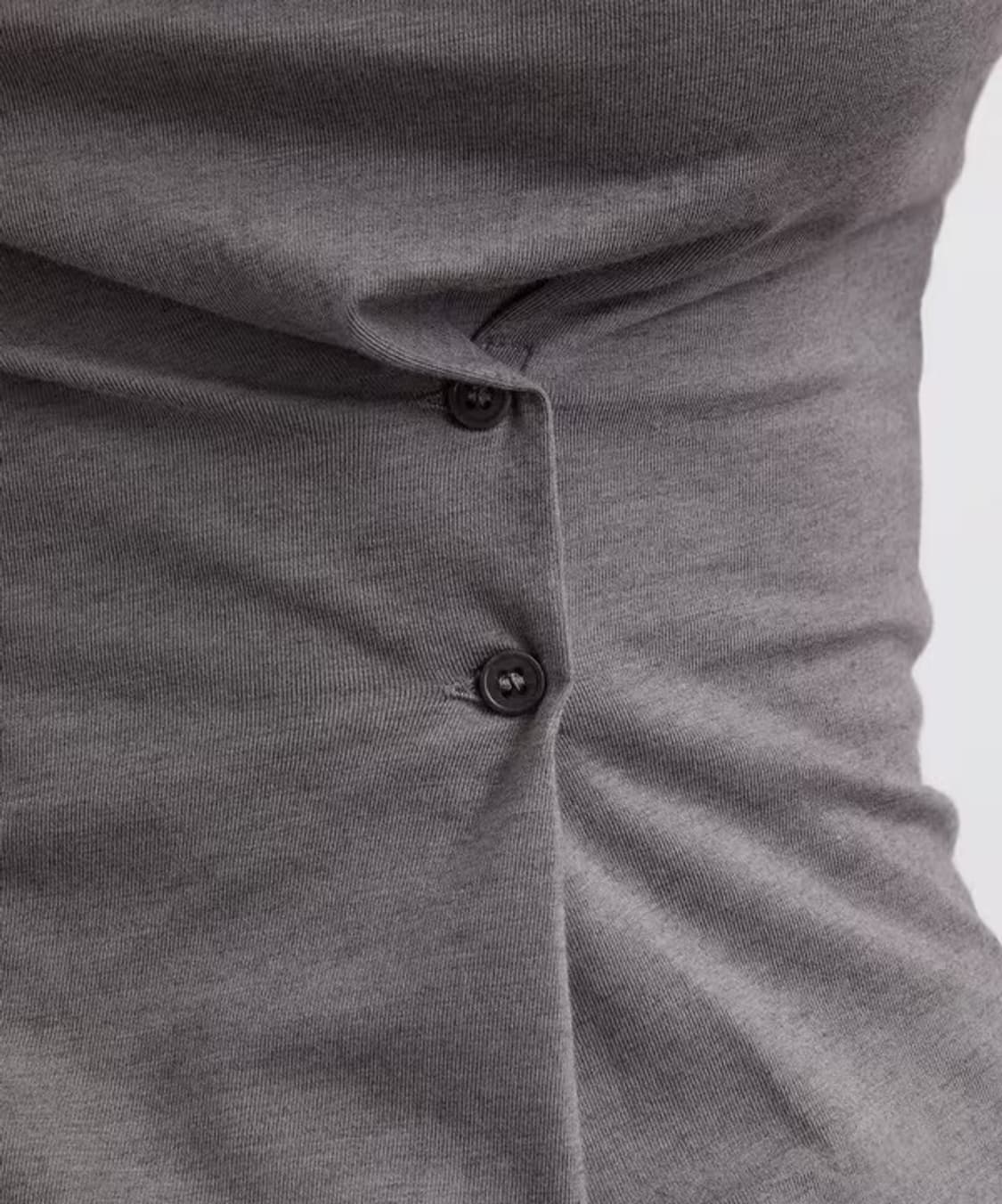 [S,M]팔로마울 Hazzard 슬리브리스 탑/그레이 상품이미지3