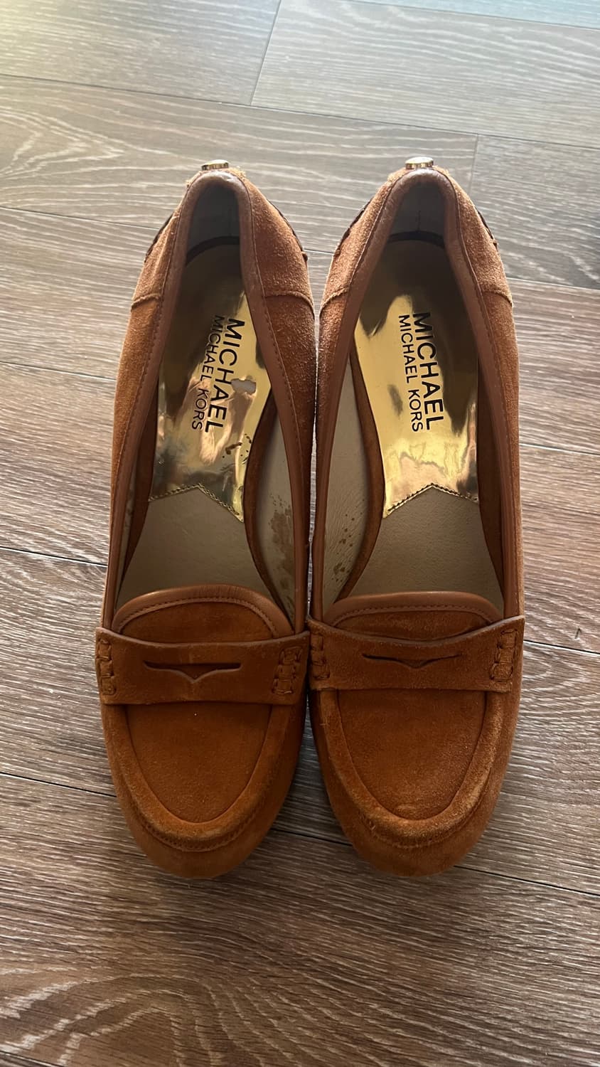 마이클코어스 스웨이드 웨지힐 7.5 상품이미지1