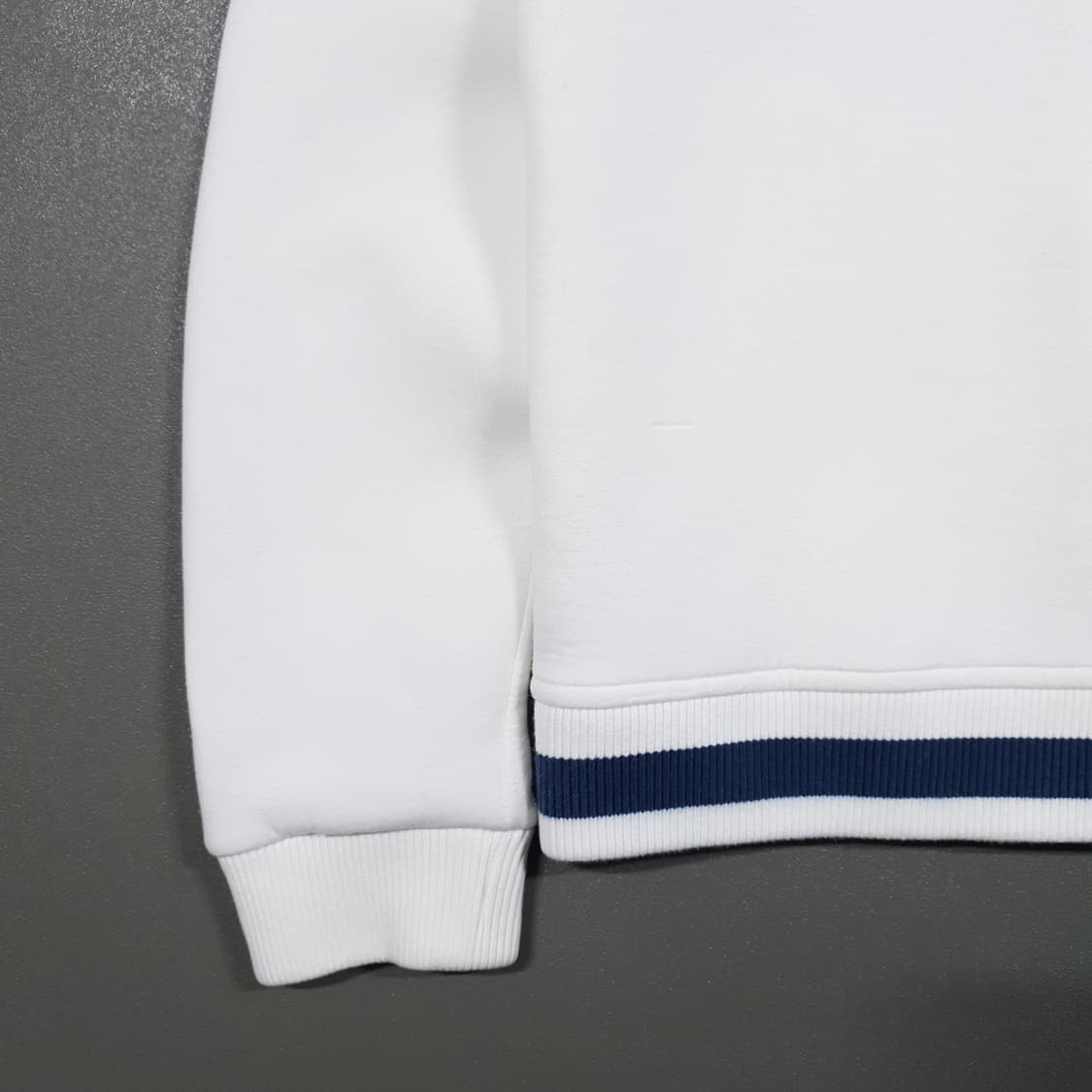 라코스테 크록 네오프렌 스냅 버튼 바시티 스타디움 자켓 화이트 여성 95 상품이미지9