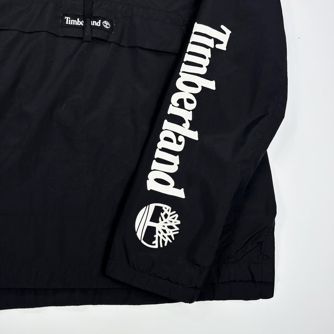 팀버랜드 풀오버 블랙 아노락 바람막이 (실측 XL) 상품이미지4