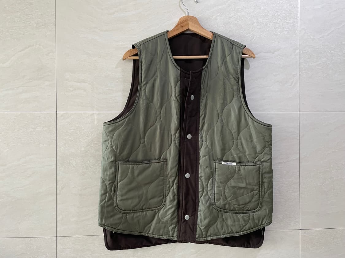 Swellmob / 아메카지 퀼팅 베스트, 남성조끼 상품이미지1