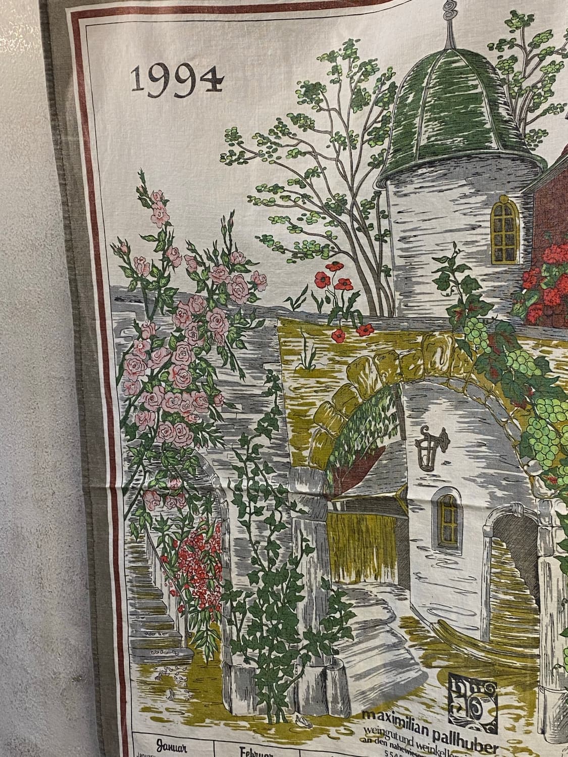 ☕️유럽 티타월 캘린더패브릭 상품이미지7