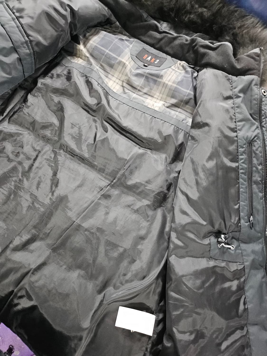 닥스 DAKS 후드 다운패딩 점퍼  105 진그레이 상품이미지5