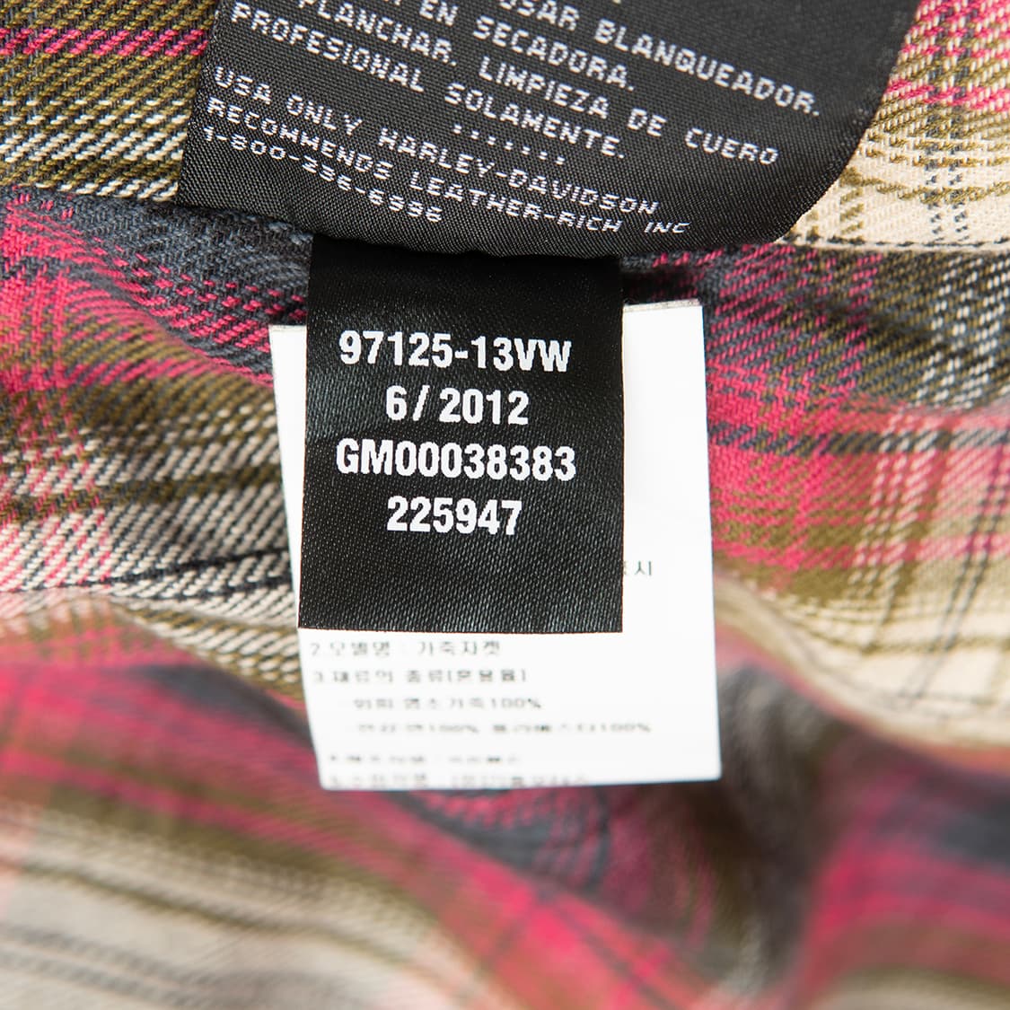 [44] 할리데이비슨 고트스킨 레더 라이더자켓 97125-13VW 상품이미지8