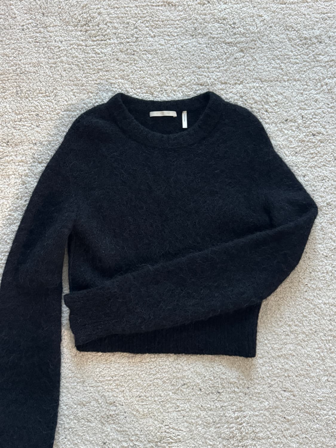 헬무트랭(Helmut Lang) 알파카 울 크롭 니트 풀오버 상품이미지1