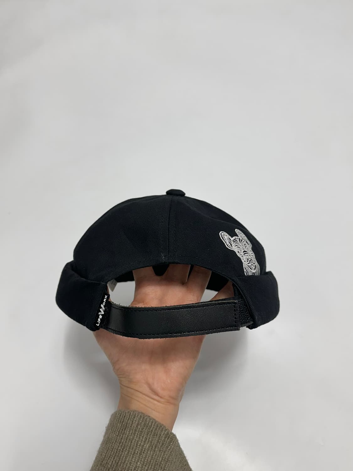 라이프워크 금속라독 블랙 와치캡 상품이미지5