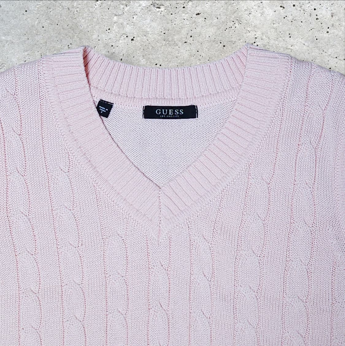 게스 꽈배기 니트 스웨터 베스트 상품이미지2