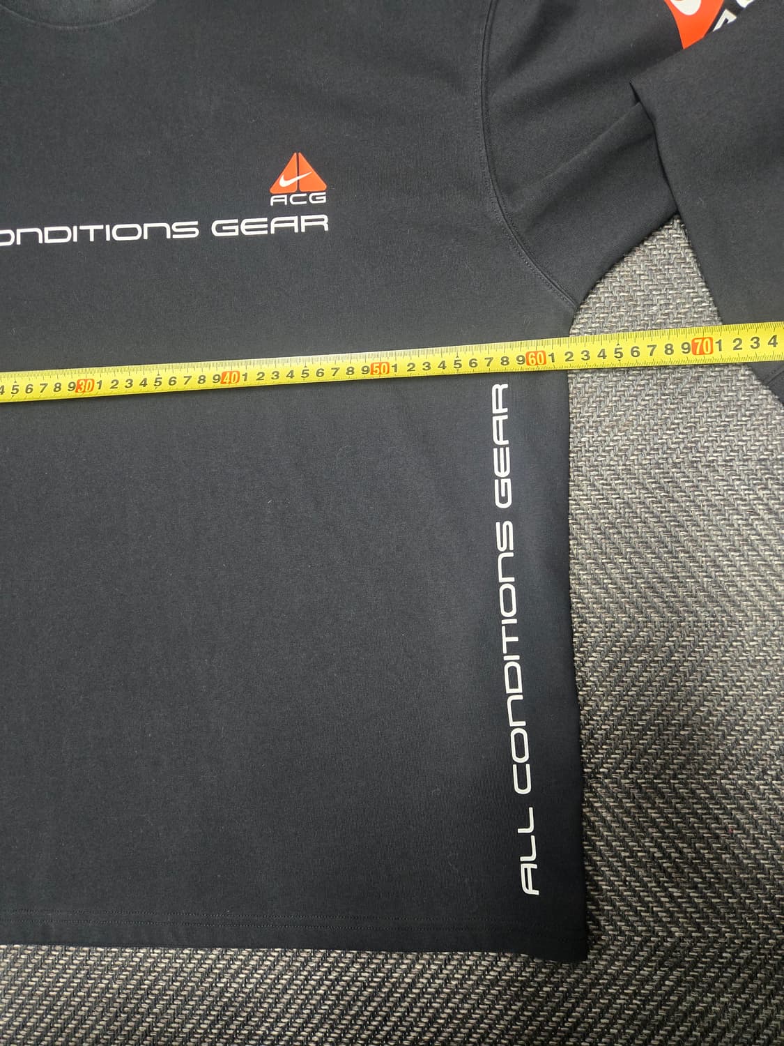 나이키 ACG 레터링 프린트 긴팔 티셔츠 블랙 DV9639-010 상품이미지6