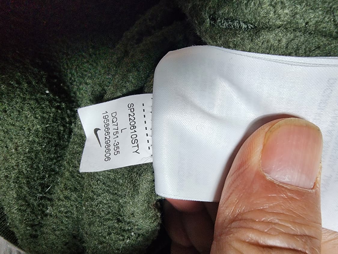 나이키 빌리아일리시 올리브색 후드티 상품이미지5