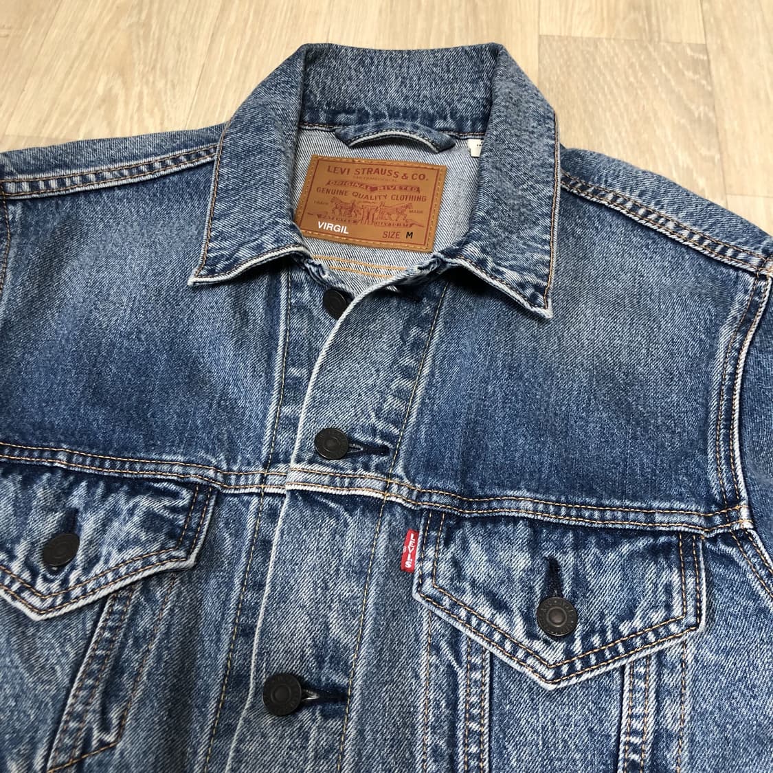 (M) 리바이스 Levi's 버질 VIRGIL 연청 데님 자켓 상품이미지2