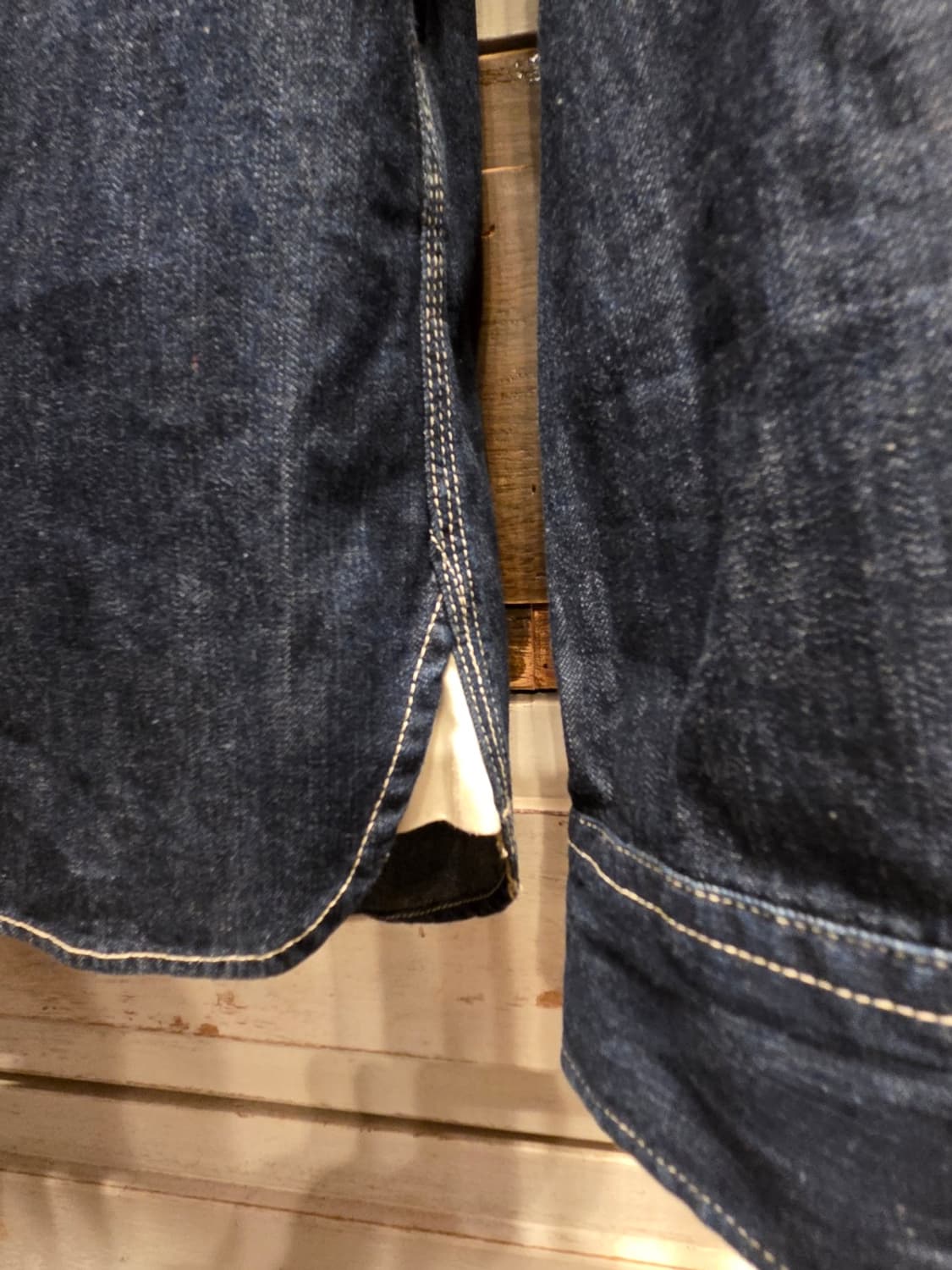 리 × 어반리서치 데님셔츠  상품이미지7