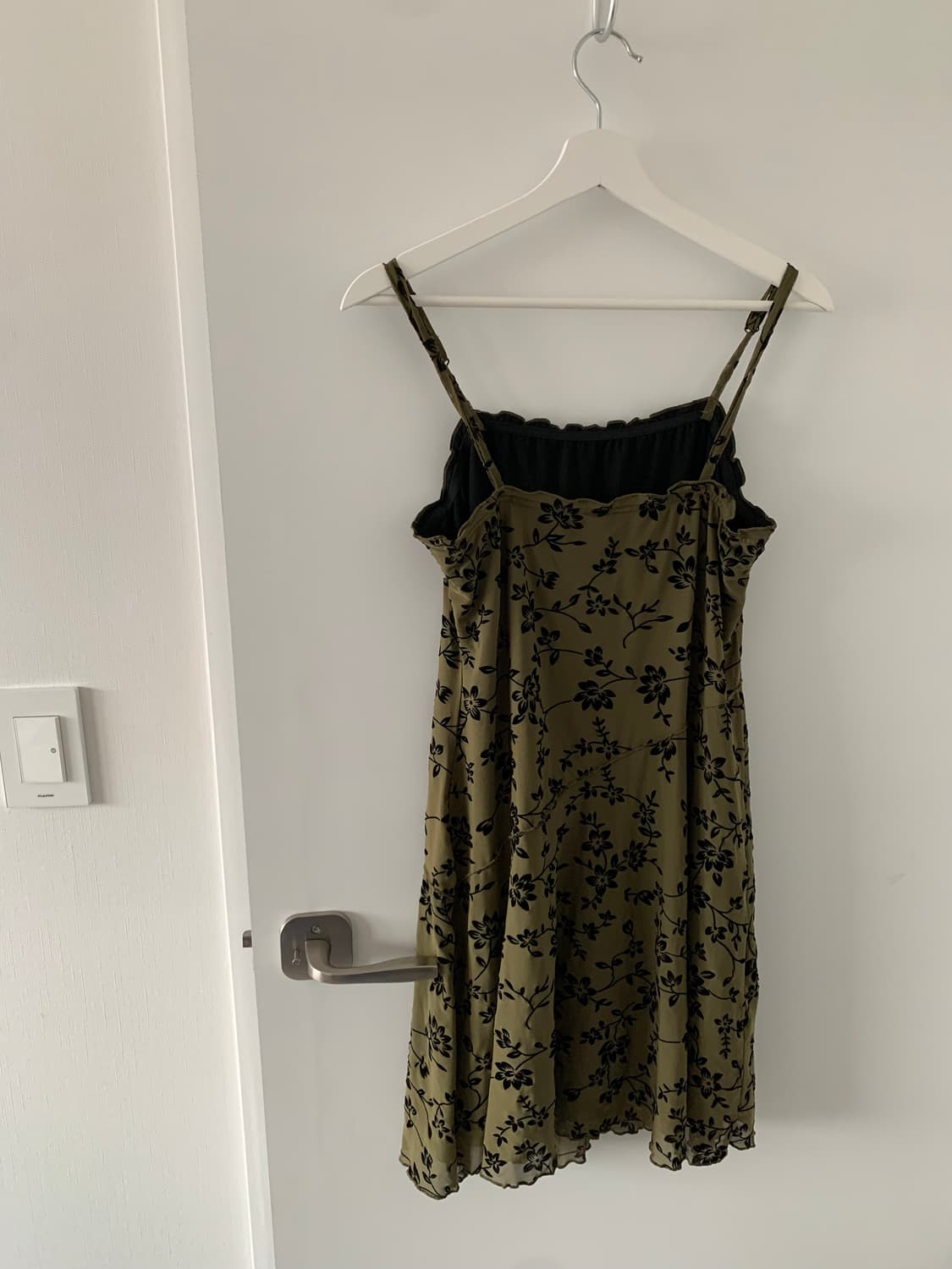 딥그린 플라워 원피스 상품이미지6