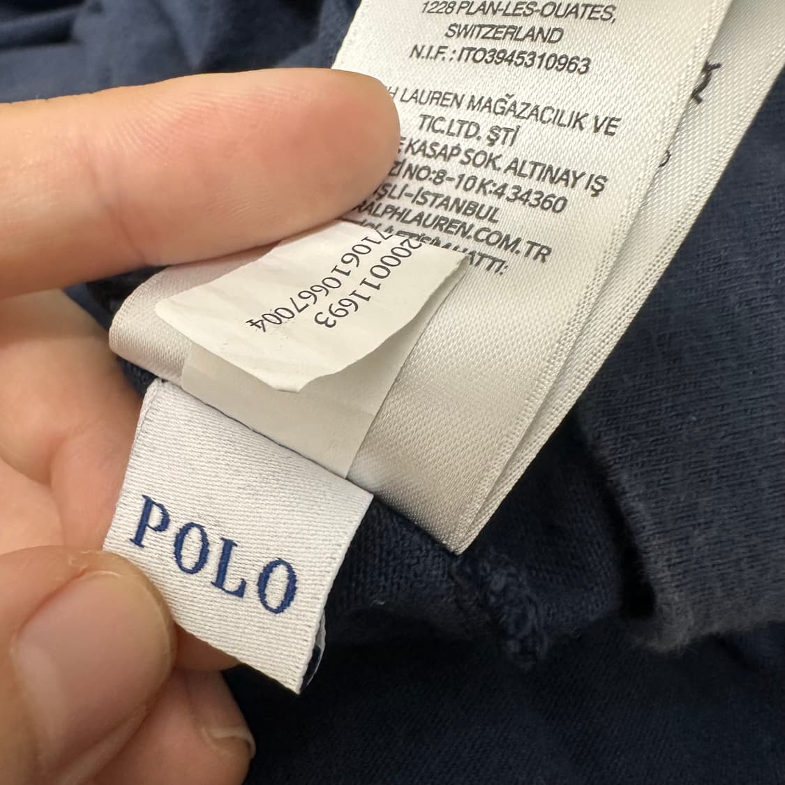 POLO 폴로 랄프로렌 반팔티셔츠 네이비 XL 상품이미지3