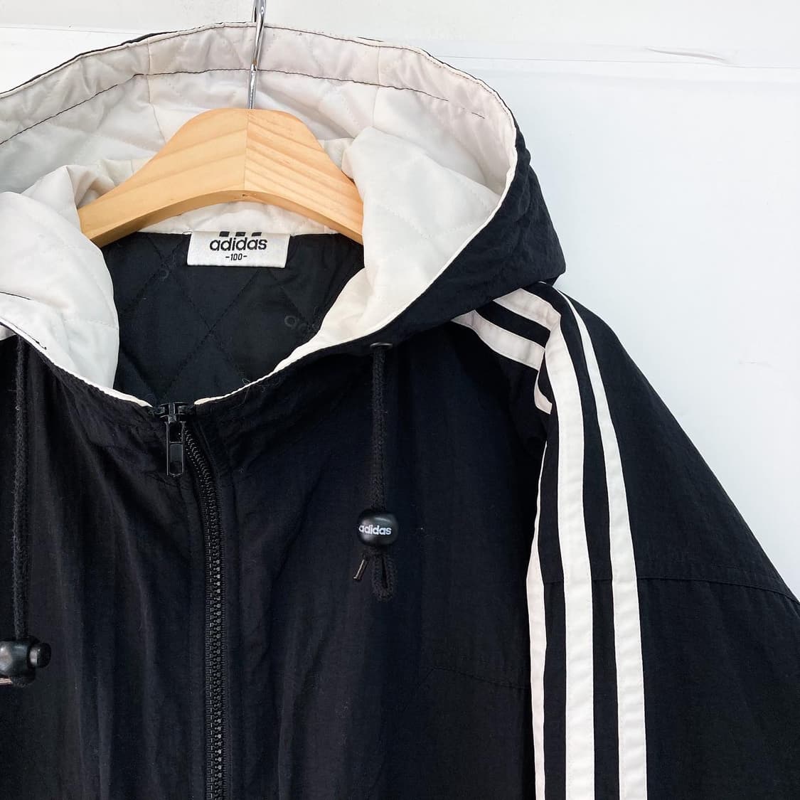 아디다스 90‘s 더블 트레포일 나일론 후드 점퍼  상품이미지4