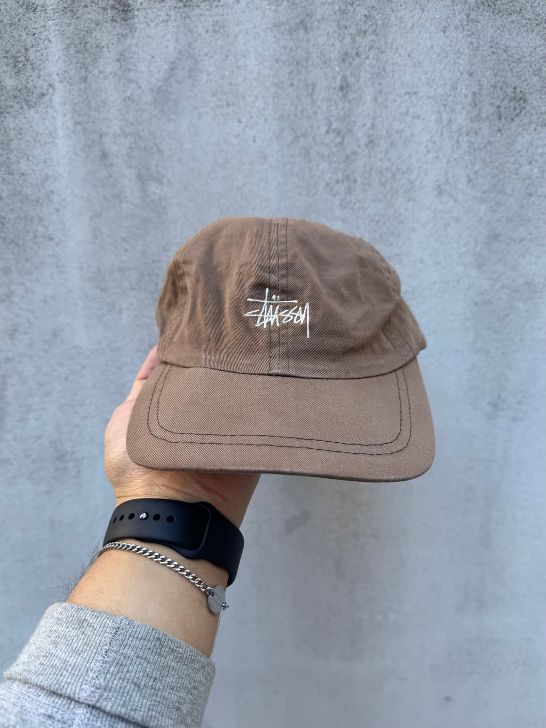 90s 스투시 Script Logo 볼캡 상품이미지1