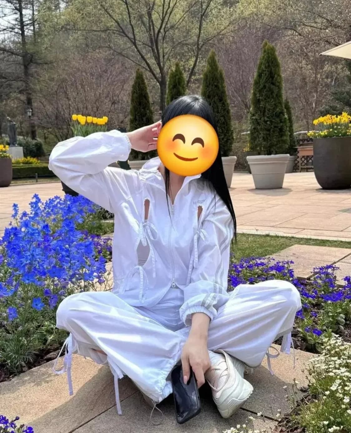 널디 우먼스 리본 타이 윈드브레이커  상품이미지3