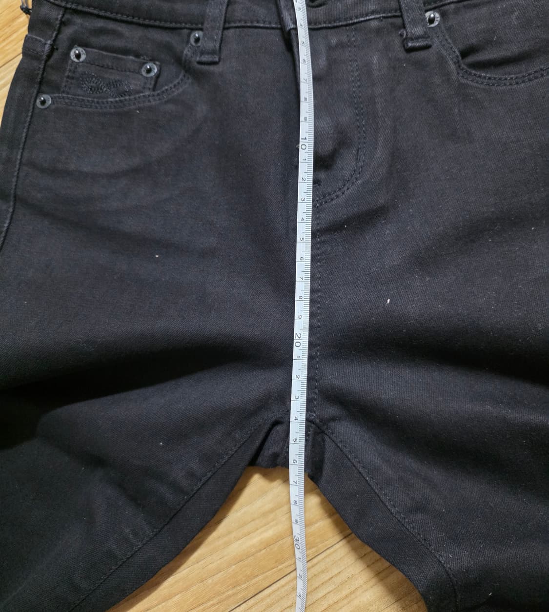 플랙진 블랙데님스키니 상품이미지5